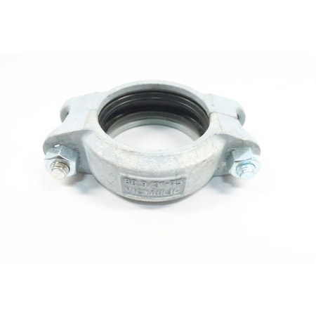 Victaulic Galvanized Clamp 3in Pipe Coupling 75